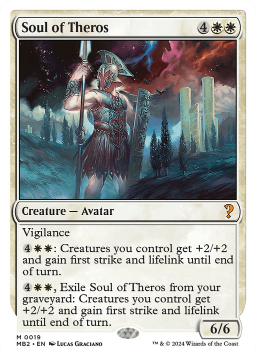 Soul of Theros (White Border) (MB2-019) [Mystery Booster] Mystery Booster 2 MTG Single Wizards of the Coast
