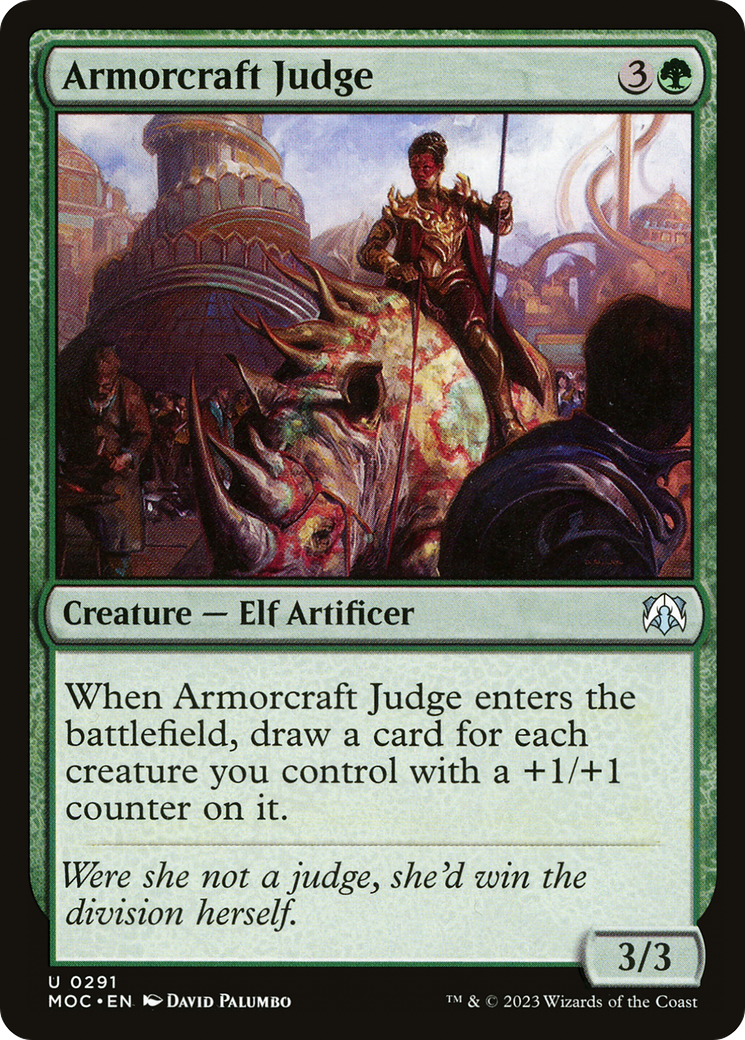 Armorcraft Judge (MOC-291) [March of the Machine Commander] MTG Single Wizards of the Coast