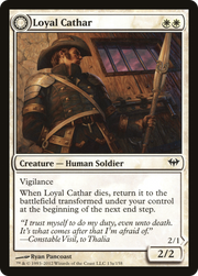 Loyal Cathar (DKA-013) [Dark Ascension] MTG Single Wizards of the Coast