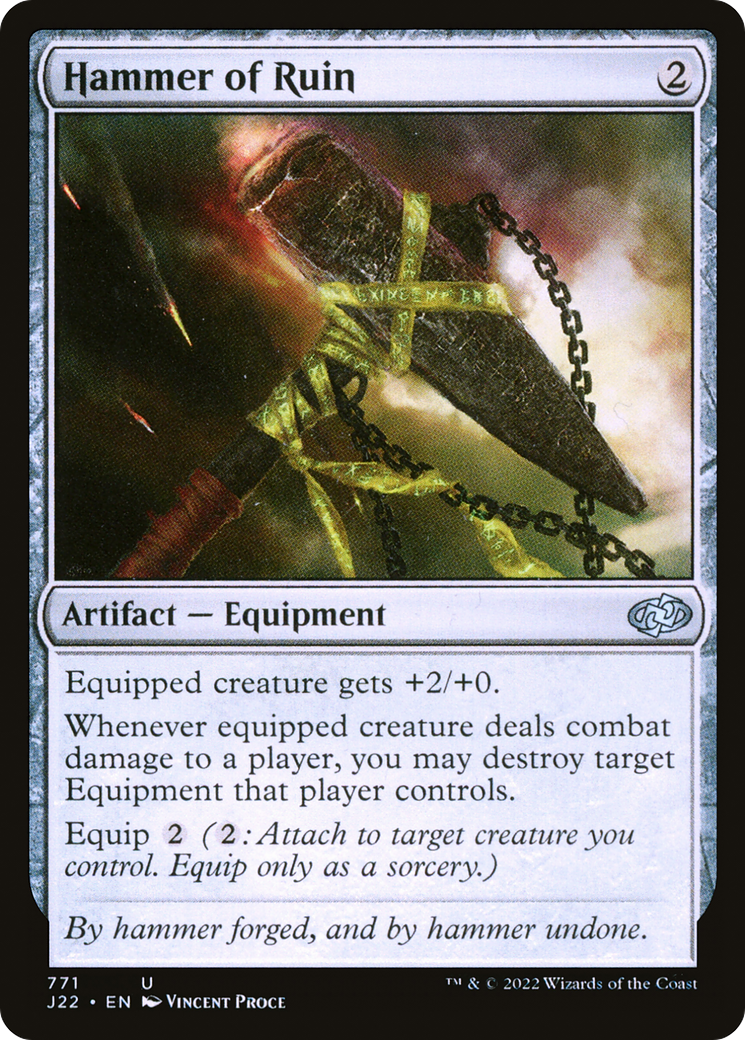 Hammer of Ruin (J22-771) [Jumpstart 2022] MTG Single Wizards of the Coast