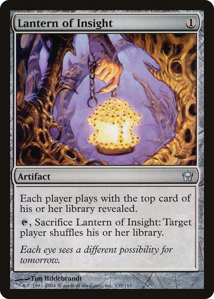 Lantern of Insight (5DN-135) [Fifth Dawn] Foil MTG Single Wizards of the Coast