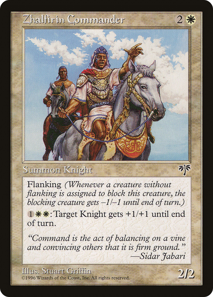 Zhalfirin Commander (MIR-049) [Mirage] MTG Single Wizards of the Coast