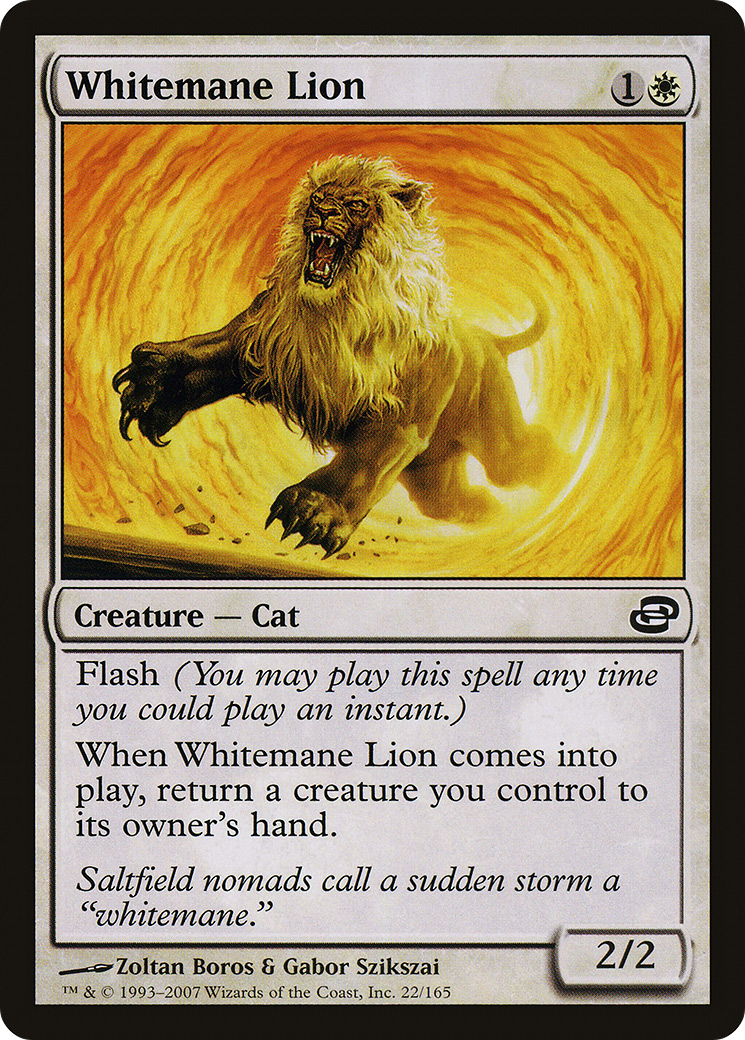 Whitemane Lion (PLC-022) [Planar Chaos] MTG Single Planar Chaos