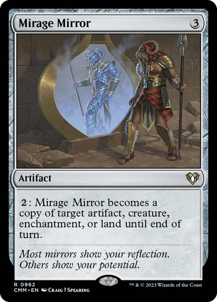 Mirage Mirror (CMM-962) [Commander Masters] MTG Single Wizards of the Coast