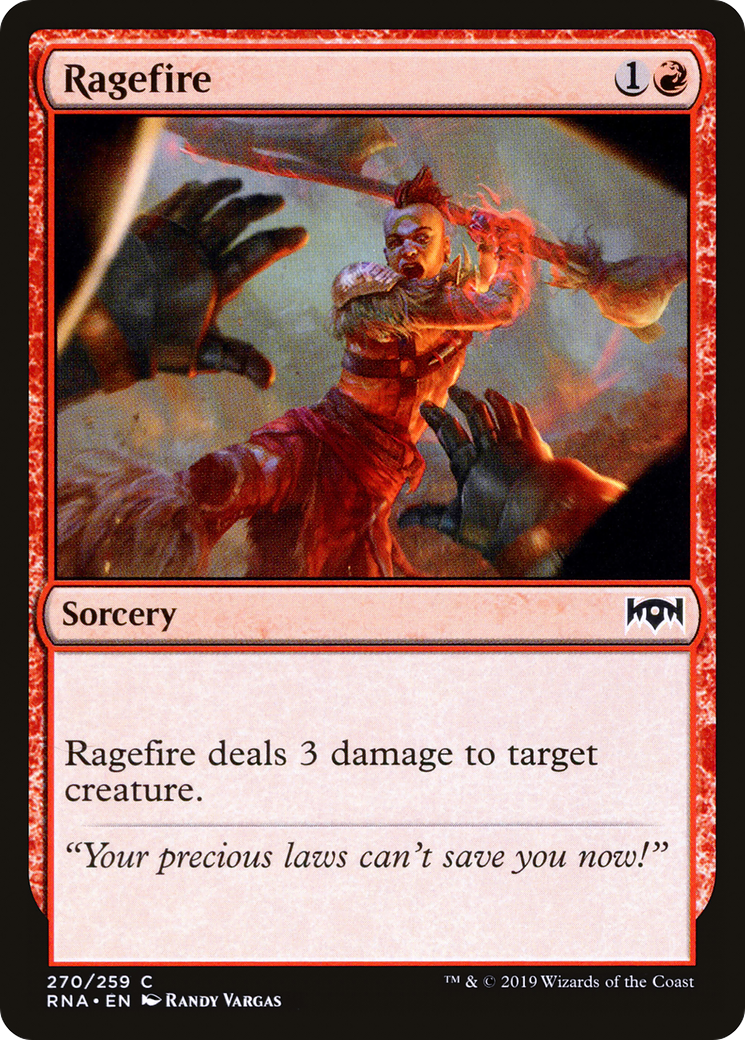 Ragefire (RNA-270) [Ravnica Allegiance] MTG Single Wizards of the Coast