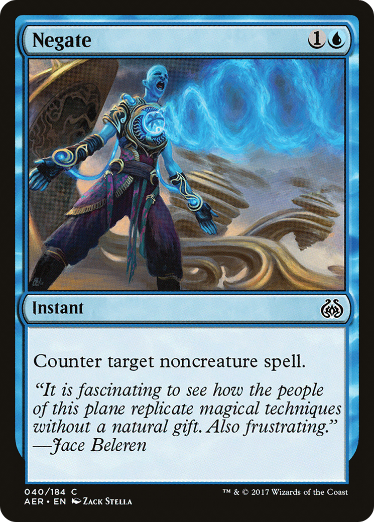 Negate (AER-040) [Aether Revolt] Foil MTG Single Wizards of the Coast