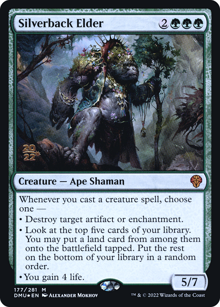 Silverback Elder (PRE-177) [Dominaria United Promos] Foil MTG Single Wizards of the Coast