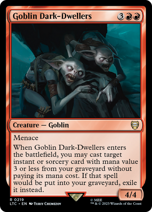 Goblin Dark-Dwellers (LTC-219) [Tales of Middle-earth Commander] MTG Single Wizards of the Coast