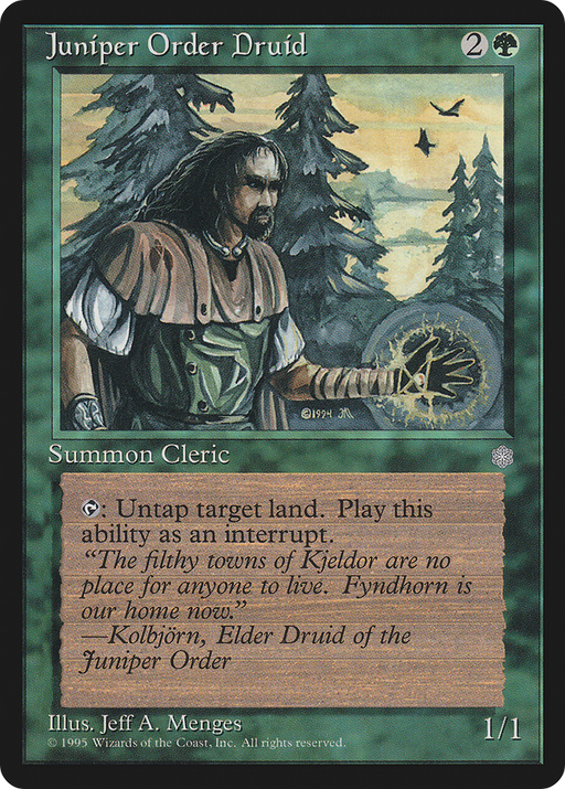 Juniper Order Druid (ICE-) [Ice Age] MTG Single Wizards of the Coast