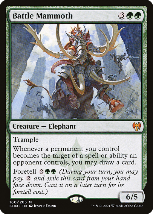 Battle Mammoth (KHM-160) [Kaldheim] MTG Single Wizards of the Coast