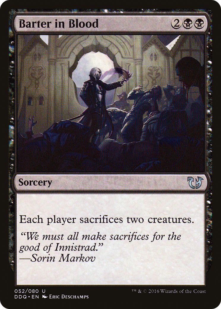 Barter in Blood (DDQ-052) [Misc] Duel Decks: Blessed vs. Cursed MTG Single Wizards of the Coast