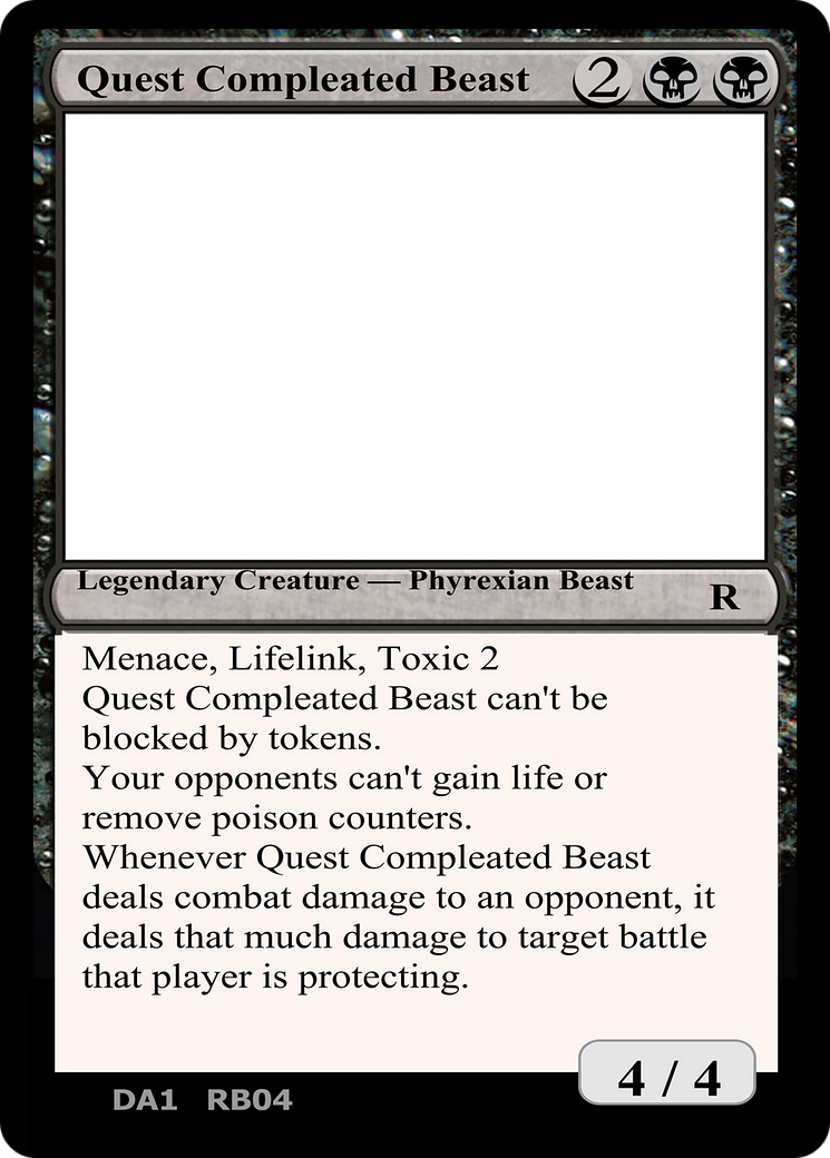Quest Compleated Beast (UNK-RB04D) [Misc] Unknown Event MTG Single Wizards of the Coast