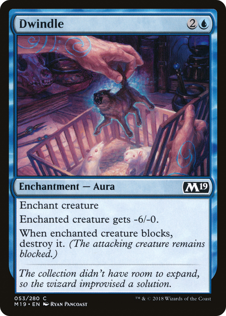 Dwindle (M19-053) [Core Set 2019] MTG Single Wizards of the Coast