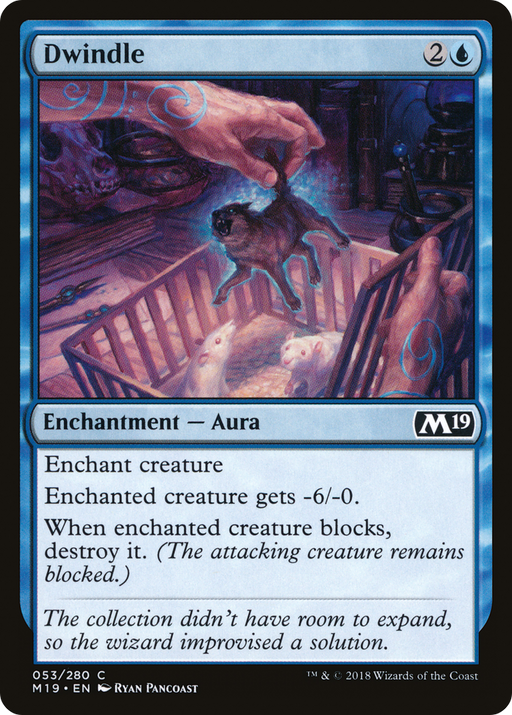 Dwindle (M19-053) [Core Set 2019] MTG Single Wizards of the Coast