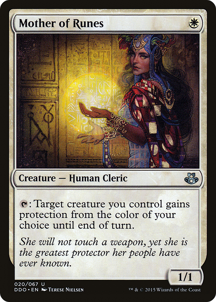 Mother of Runes (DDO-020) [Misc] Duel Decks: Elspeth vs. Kiora MTG Single Wizards of the Coast