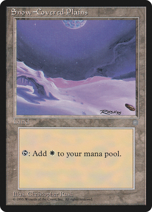 Snow-Covered Plains (ICE-367) [Ice Age] MTG Single Wizards of the Coast