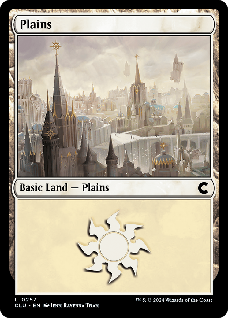 Plains (0257) (CLU-257) [Ravnica: Clue Edition] MTG Single Wizards of the Coast