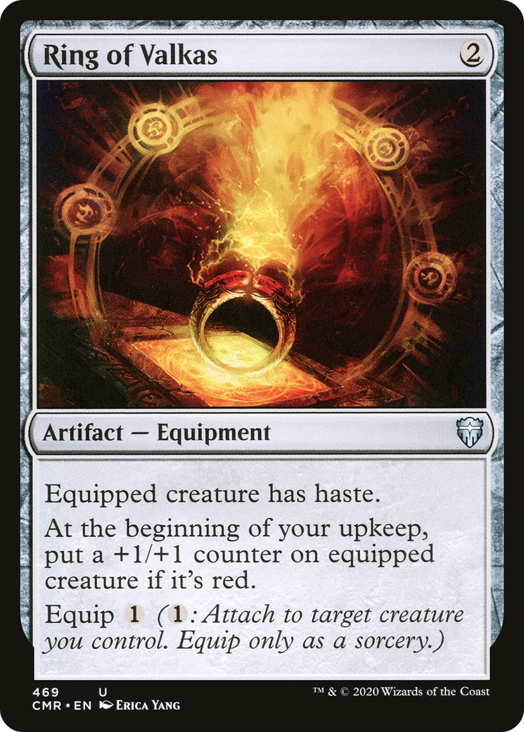 Ring of Valkas (CMR-469) [Commander Legends] MTG Single Wizards of the Coast