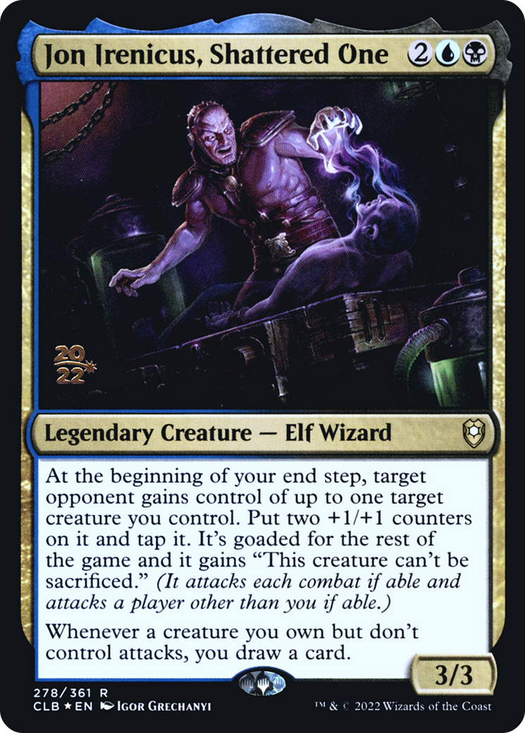 Jon Irenicus, Shattered One (PRE-278) [Battle for Baldur's Gate Promos] Foil MTG Single Wizards of the Coast