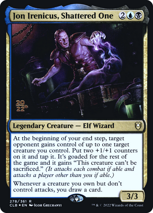 Jon Irenicus, Shattered One (PRE-278) [Battle for Baldur's Gate Promos] Foil MTG Single Wizards of the Coast
