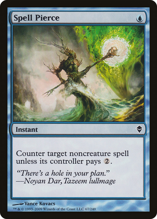 Spell Pierce (ZEN-067) [Zendikar] Foil MTG Single Wizards of the Coast