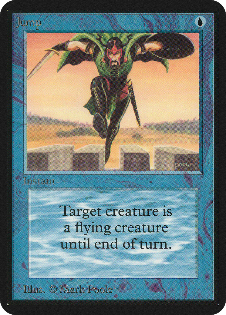 Jump (LEA-060) [Oldschool] Limited Edition Alpha MTG Single Wizards of the Coast