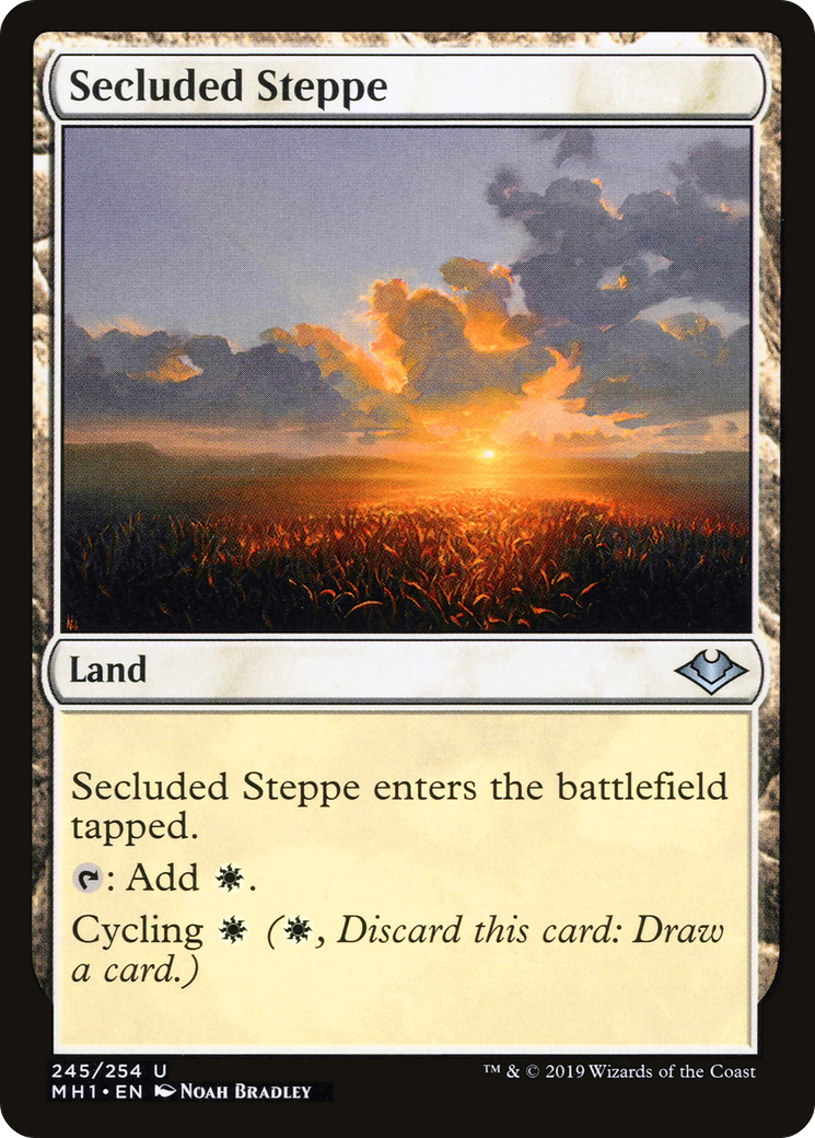 Secluded Steppe (MH1-245) [Modern Horizons] MTG Single Modern Horizons