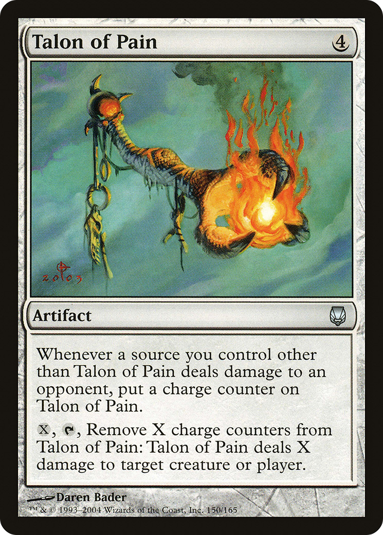 Talon of Pain (DST-150) [Darksteel] MTG Single Wizards of the Coast