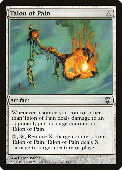 Talon of Pain (DST-150) [Darksteel] MTG Single Wizards of the Coast