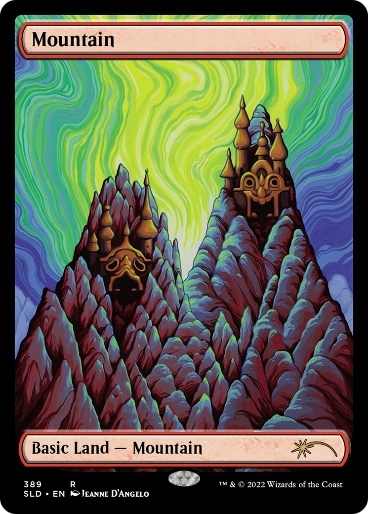 Mountain (389) (SLD-389) [Secret Lair] Drop MTG Single Wizards of the Coast