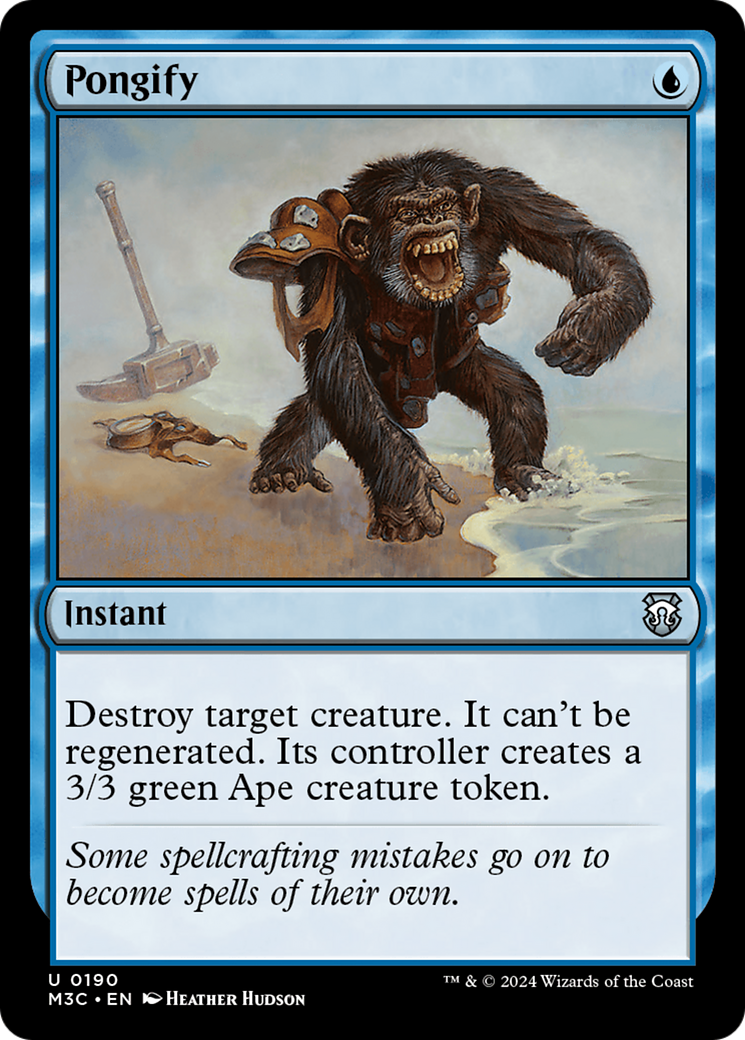 Pongify (M3C-190) [Modern Horizons 3 Commander] MTG Single Wizards of the Coast