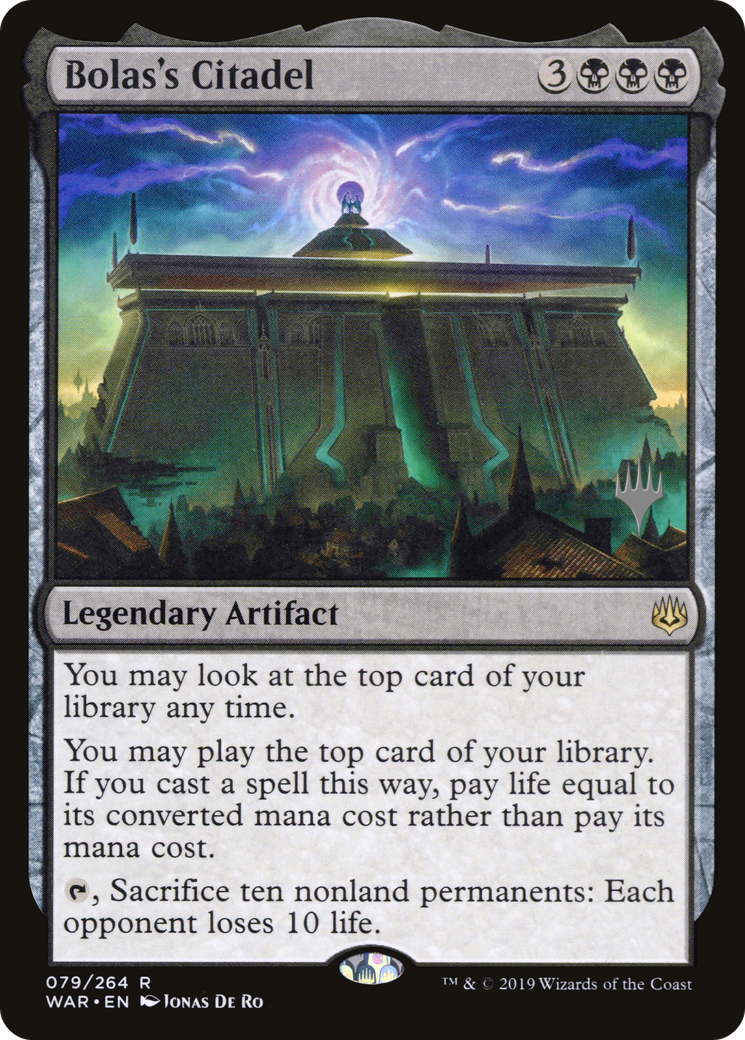 Bolas's Citadel (PPTHB-079) [War of the Spark Promos] Foil MTG Single Wizards of the Coast