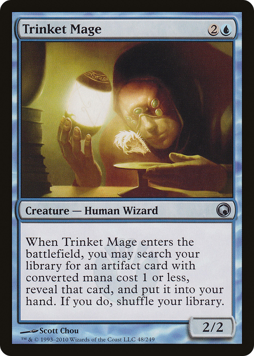Trinket Mage (SOM-048) [Scars of Mirrodin] Foil MTG Single Wizards of the Coast