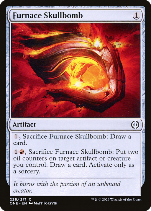 Furnace Skullbomb (ONE-228) [Phyrexia: All Will Be One] MTG Single Wizards of the Coast