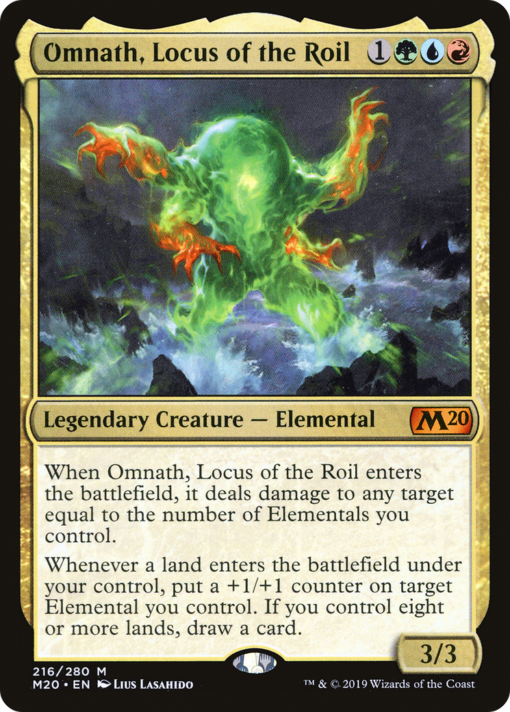 Omnath, Locus of the Roil (M20-216) [Core Set 2020] MTG Single Wizards of the Coast