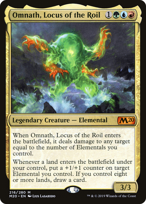 Omnath, Locus of the Roil (M20-216) [Core Set 2020] MTG Single Wizards of the Coast