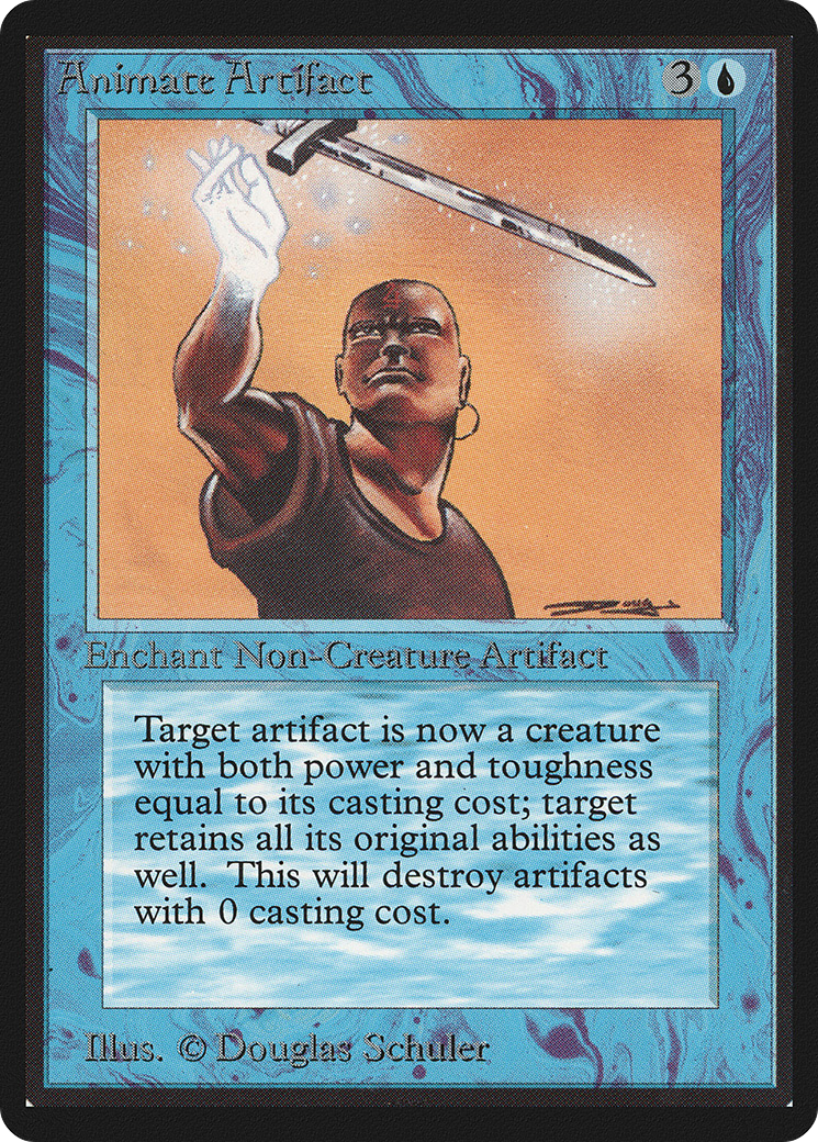 Animate Artifact (LEB-) [Oldschool] Limited Edition Beta MTG Single Wizards of the Coast