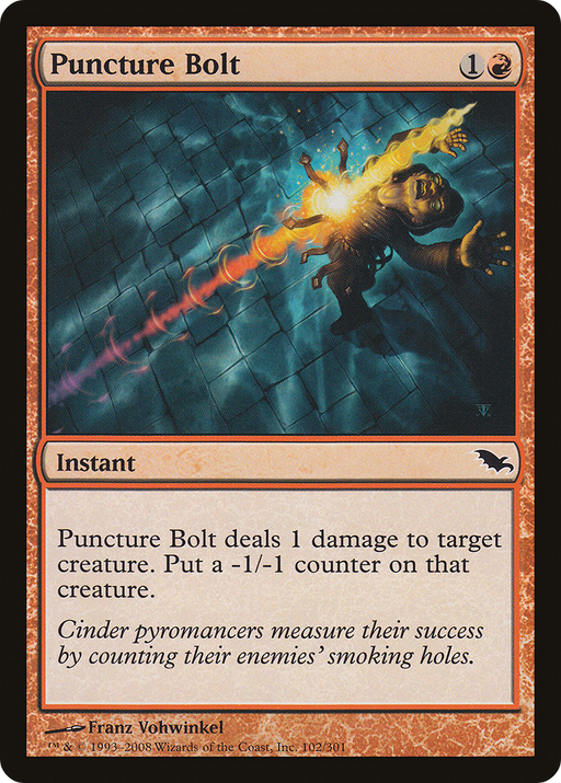 Puncture Bolt (SHM-102) [Shadowmoor] Foil MTG Single Wizards of the Coast