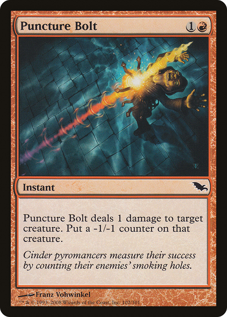 Puncture Bolt (SHM-102) [Shadowmoor] MTG Single Wizards of the Coast