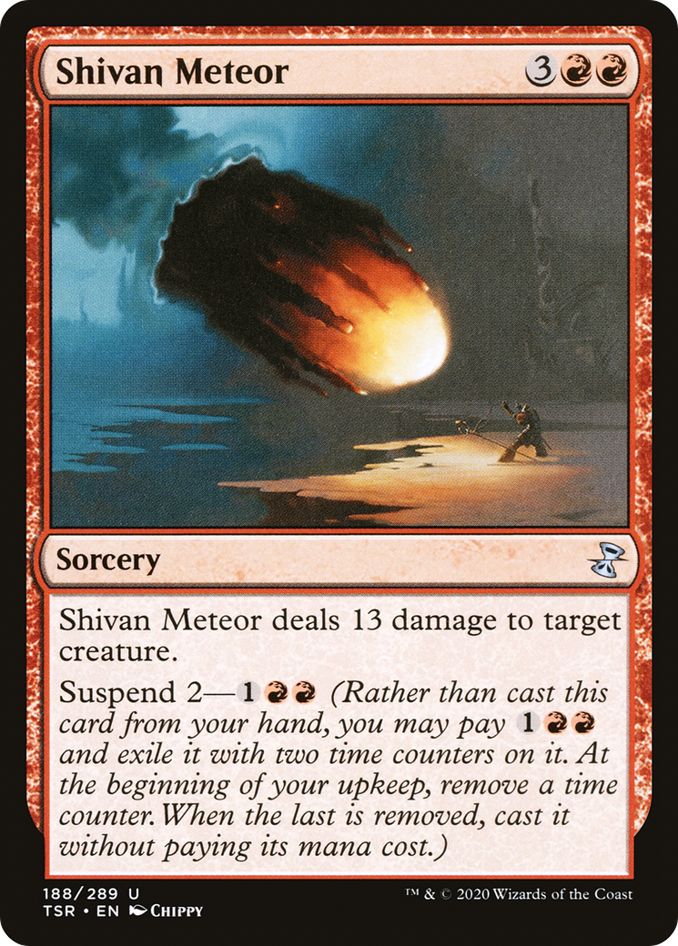 Shivan Meteor (TSR-188) [Time Spiral Remastered] MTG Single Wizards of the Coast
