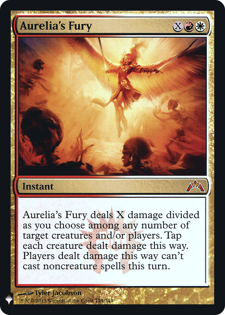 Aurelia's Fury (LIST-144) [Mystery Booster] The List Foil MTG Single Wizards of the Coast
