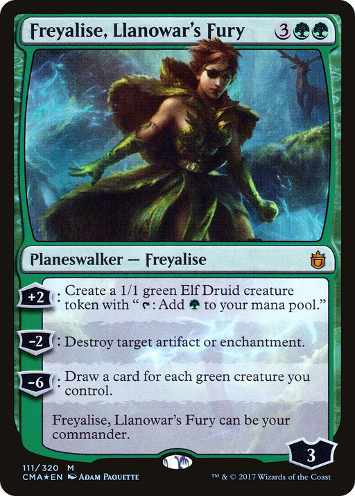 Freyalise, Llanowar's Fury (CMA-111) [Commander Anthology] Foil MTG Single Wizards of the Coast
