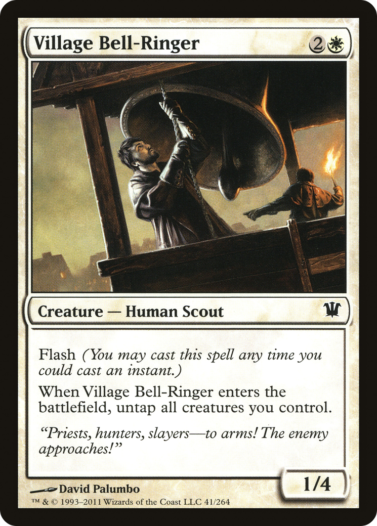 Village Bell-Ringer (ISD-041) [Innistrad] MTG Single Wizards of the Coast