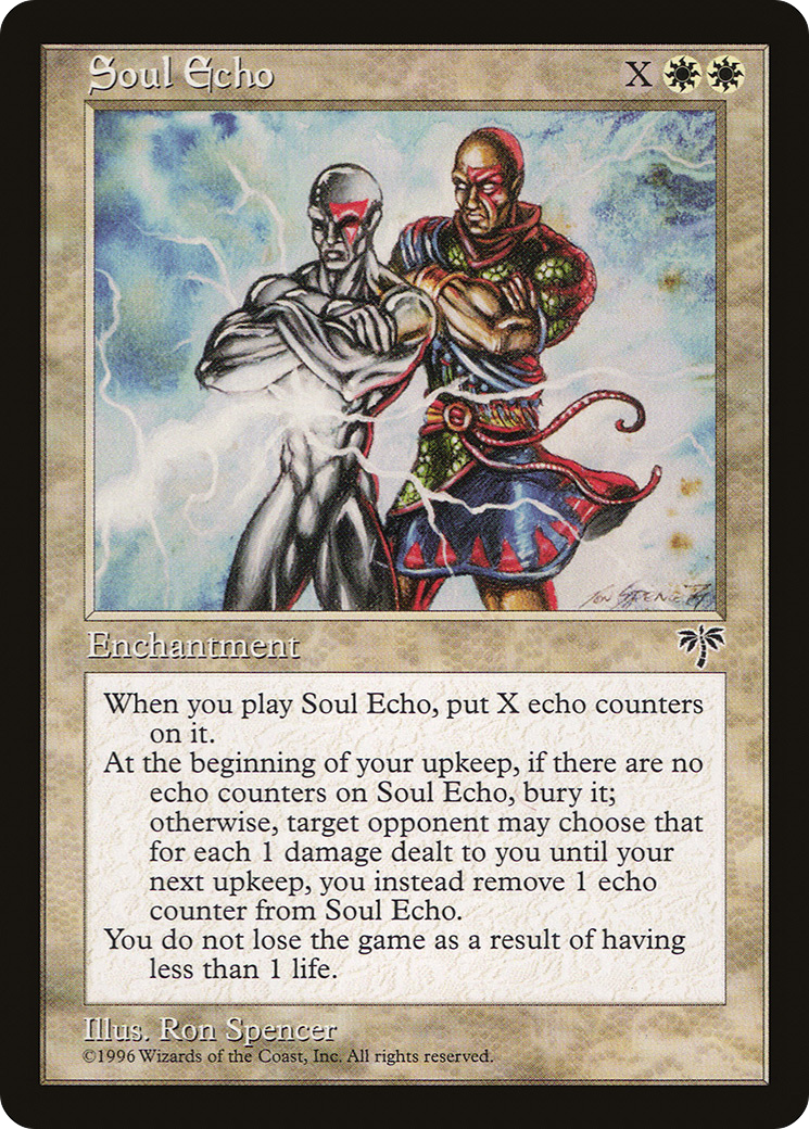 Soul Echo (MIR-040) [Mirage] MTG Single Wizards of the Coast
