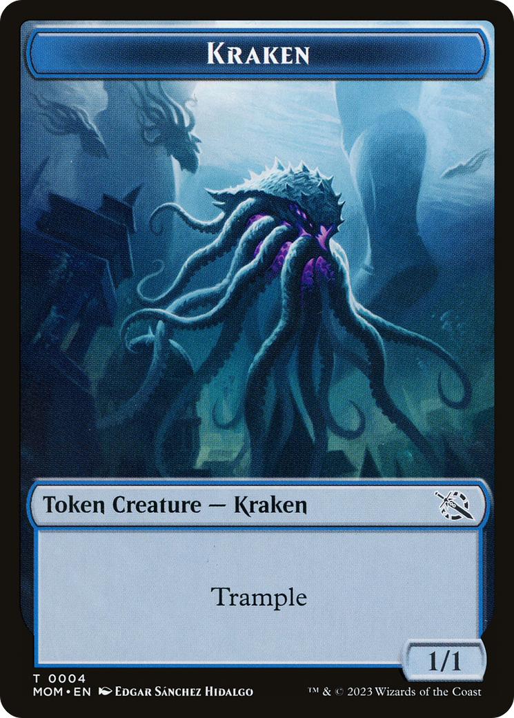 Kraken (TMOM-004) [Tokens] March of the Machine Tokens Foil MTG Single Wizards of the Coast