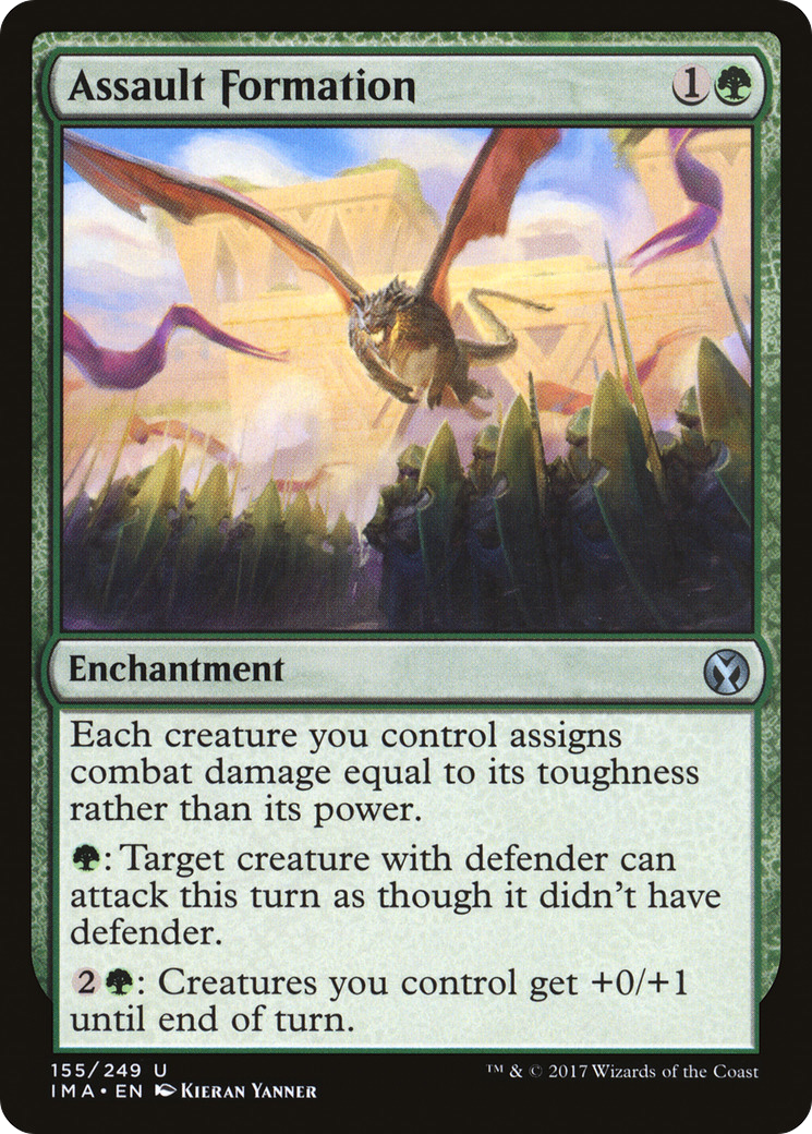 Assault Formation (IMA-155) [Iconic Masters] MTG Single Wizards of the Coast