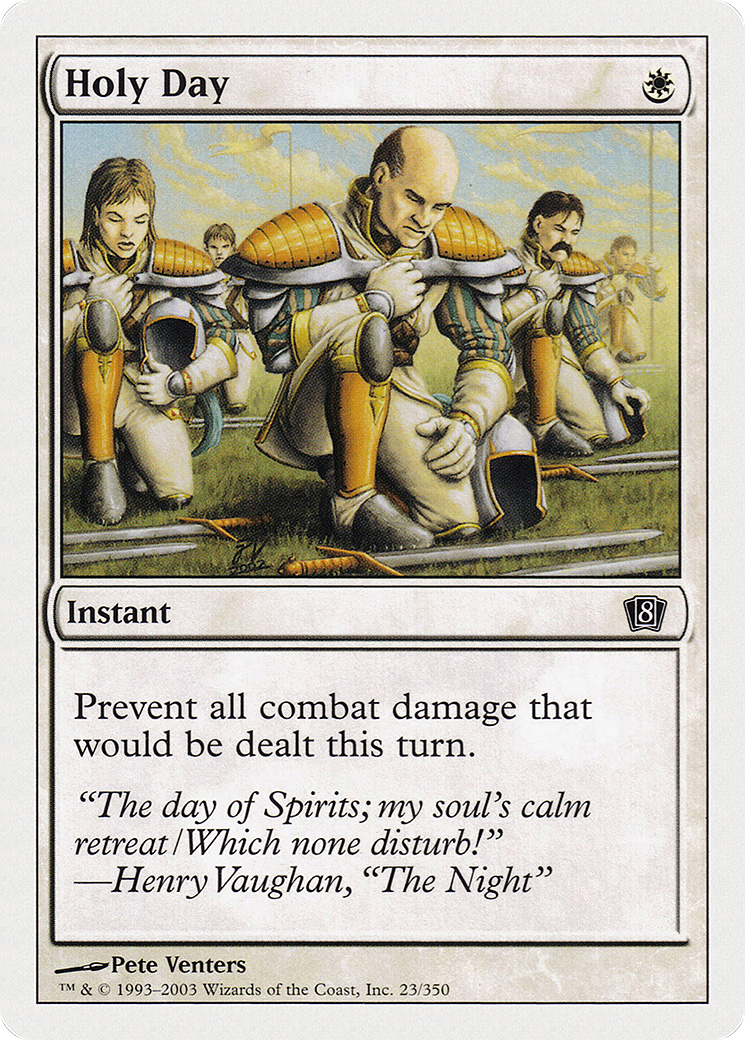 Holy Day (8ED-023) [8th Edition] MTG Single Wizards of the Coast