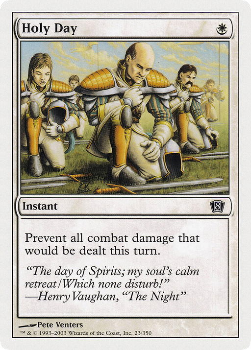 Holy Day (8ED-023) [8th Edition] Foil MTG Single Wizards of the Coast