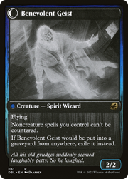 Malevolent Hermit // Benevolent Geist (DBL-061) [Innistrad: Double Feature] MTG Single Wizards of the Coast