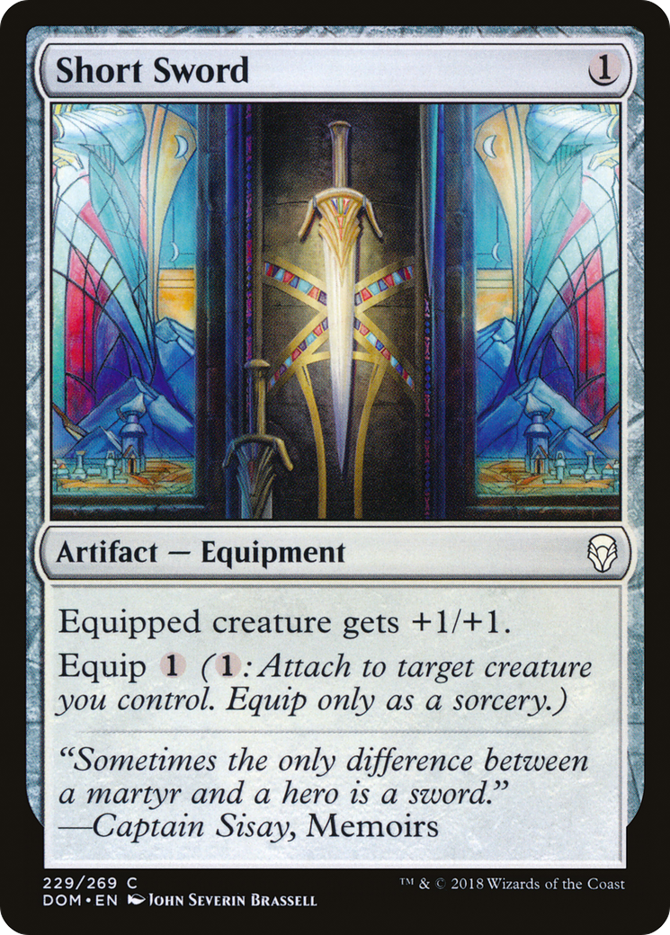 Short Sword (DOM-229) [Dominaria] MTG Single Wizards of the Coast